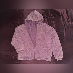 Wild Fable Quilted Zip-up cardigan jacket